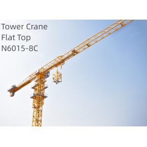 China N6018-8C Flat Top Tower Crane 8T Small Tower Cranes CE Approval supplier