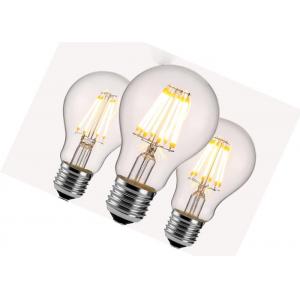 China A60 LED Filament Bulb 2700K 8 Watt , Filament Style LED Bulb Beam Angle 360 Degree supplier