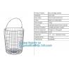 Copper Kichen Metal Wire Fruit storage Basket, Low price metal wire mesh storage