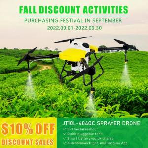 4 Aixes Agricultural Spray Drone Smart Batteries Fertilizer Spray Drone