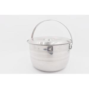 China 21cm kitchen stainless steel cookware set pasta cooking pot with big handle and lid supplier