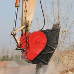 Excavator Hydraulic Screening Bucket , 50T Rock Screening Bucket