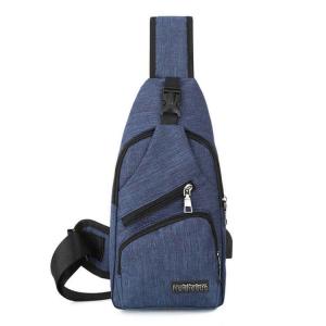 Leisure Sling Body Bag Canvas Waterproof Sling Backpacks  Large Capacity