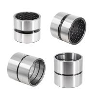 China OEM Custom Cross Oil Groove Bushing Sintered Steel Bushings DIN1494 Standard on sale