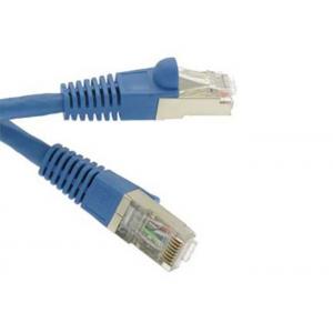 China Flat RJ45 SSTP Cat 7 Network Cable 10Gbps 600Mhz 1 - 100 Meters Length supplier