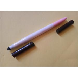 China Waterproof Good Dark Brown Eyebrow Pencil With Sponge Beautiful Shape supplier