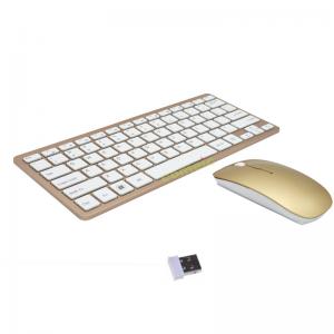 Mini 2.4G Wireless Keyboard Mouse Combo With Multimedia Function Keys