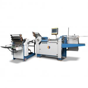 Commercial Inserting Cross Fold Paper Folding Machine For Print Paper Folder Equipment