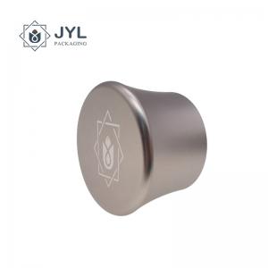 Cologne Bottle Perfume Caps Aluminum Alloy Personalized Design With Laser Cutting Logo