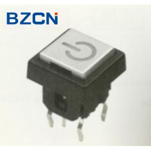 5 Pin White Illuminated Tactile Switch 6X6mm Size With Power Mark Switch