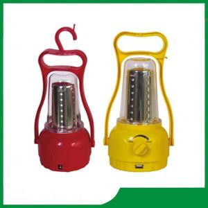 China High quality hand crank hook hanging led solar lantern with mobile charger cheap sale supplier