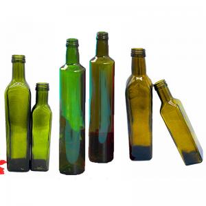 China Kitchen Fancy Olive Oil Bottles , Cooking Oil Spray Bottle With Metal Lid supplier