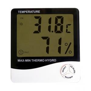 China Indoor/Outdoor Temp. Display Digital Thermometers DH-TH208B, R.H. Precision is +/-5% supplier