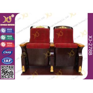 China Fire Retardant Commercial Fabric Auditorium Theater Seating / Concert Hall Chairs supplier