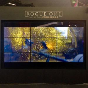 China écran étroit d'affichage à cristaux liquides d'encadrement de pouce 1.8mm de 500cd/m2 3840*2160 55 supplier