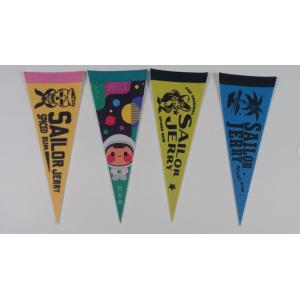 OEM Logo Printed Felt Pennant Banner , Indoor High School Pennant Flags