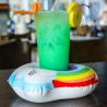 China Mini Rainbow Cloud Party Inflatable Drink Holder Plastic Vinyl Material wholesale