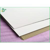 China One Side Coated 300gsm Duplex Board For Light Concrete Grouting Wall , Partition Wall Panel on sale