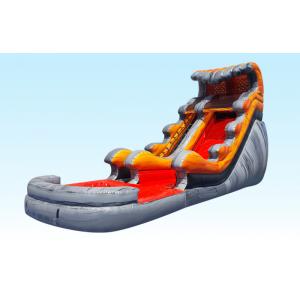 Lava Tidal Wave Inflatable Water Slides For Adult And Kids , Outdoor Games