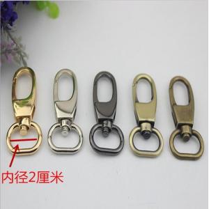 Simple design all kinds of color zinc alloy 20 mm metal swivel snap hooks for handbag leather