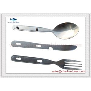 China Stainless steel camping cutlery set supplier