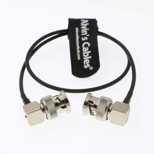 China Blackmagic RG179 Coax BNC Right Angle Male To Male Flexible HD SDI Cable For BMCC Video Camera supplier