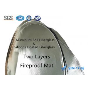 China Fiberglass Silicone Coated Fire Blanket For Picnic Fireproof supplier