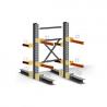 Industrial Double Side Arm Cantilever Metal Rack For Architecture Material