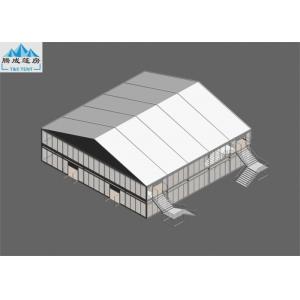 China Multi-layer Waterproof Canopy Tent 20 x 20M With White Roof Sandwich Panel Wall supplier