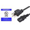 China 125V NEMA 5-15P longitud del cable de alimentación estadounidense 1.2M/1.5M/1.8M/2M/3M OEM wholesale
