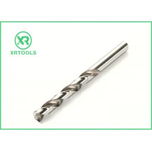 Left Hand Flute HSS Drill Bits For Metal White Finished Straight Shank DIN 338