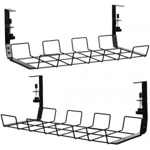 Classification Non-folding Rack Metal Mesh Desk Organizer for Organized Cable Storage