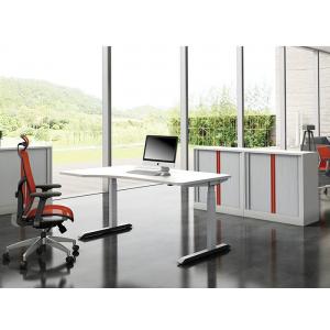 China Aluminium Adjustable Office Table Electrical Motorized Computer Desk supplier