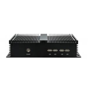 China Aluminum Alloy HDMI Linux 1000Mbps Fanless Embedded Box PC supplier