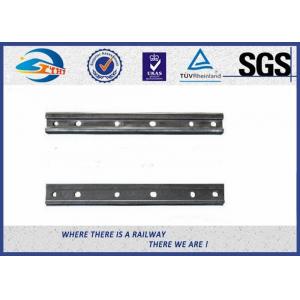 China Plain Surface 6 Holes Rail Joint Bar Railroad Fish Plate For UIC60 UIC54 Steel Rail supplier