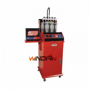 China Automatic Returning Fuel Injector Cleaner Machine Pressure 0-6.0kg / Cm2 , Fuel Injector Tester Tool supplier