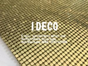 China Tablecloths Metallic, Metal Mesh Table Runners, Aluminum Sequin Cloth Fabric, Shimmer Screens wholesale