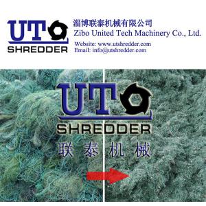 two engins shredder, plastic fishing net crusher, plastic recycling machine -high efficiency & low noise - United Tech