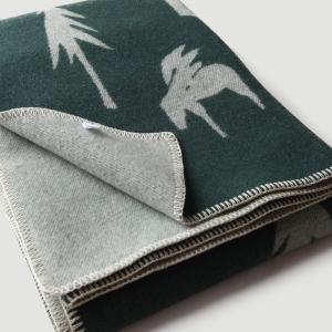 Printed Cashmere Wool Knitted Jacquard Throw Blanket for Home Travel Sofa and Picnic