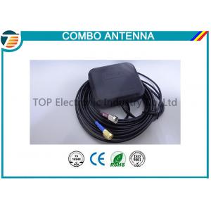 China Magnetic Or Adhesive 28 Dbi Combo Antenna For Car Tracking System supplier