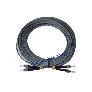 China Zipcord Armored Optical Fiber Patch Cables ST Anti rodent for Harsh Environments supplier