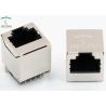Single Port Shielded SMT RJ45 Connector R / A 50U