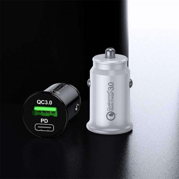 18W 20W Fast Charging QC3.0 PD Mini Car Phone Charger