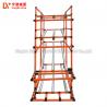 China PE Coated FIFO Storage Shelf Yellow Lean Pipe Heavy Duty Pallet Roller Racking wholesale