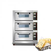 China 3 Layer Standard Gas Stove Type Baking Electric Oven With Timing Device on sale