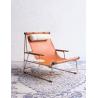 China Home Decor Bddw Deck Chair , Leather Lounge Chair 33 W X 35 D X 15 H Seat / 31 H Back wholesale