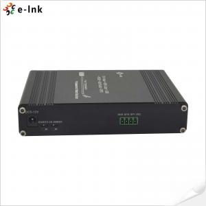 1Ch 1080P DVI Fiber Converter USB KVM 1Ch RS232 Bidi Stereo Audio
