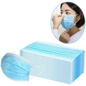 China 3 Ply Non Woven Disposable Face Mask Filter Pollen / Dust supplier