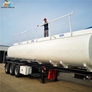 China 12.00R22.5 42000 45000 50000 Liters Steel Diesel Fuel Tanker Oil Semi Trailer supplier