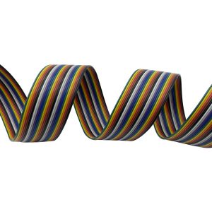 China espessura lisa da isolação dos cabos de fita 0.6mm do comprimento FEP de 50m supplier